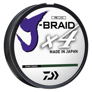 Daiwa J-Braid Grand X8 - 150 yd Dark Green 15 lb